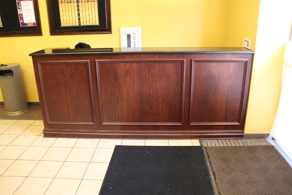 lobby cabinet granite top